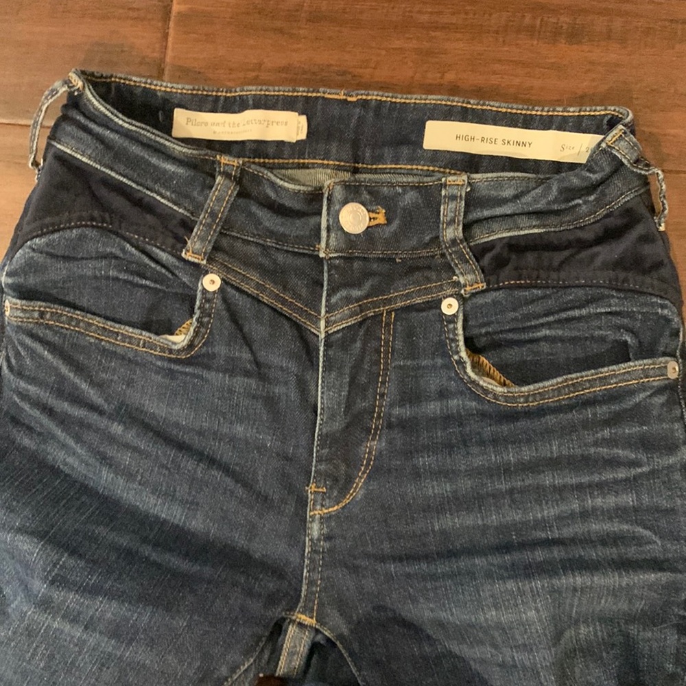 Pilcro high rise skinny jean size 26 western chic